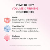 PDRN Collagen Gua Sha Neck Wrinkle Cream - Firming, Contour Care | Built-In Gua Sha Massager with Volufiline 5% - for the Look of Fine Lines, Jawline, Neck, Décolleté, Korean Skincare, 3.17 Oz photo 3