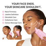 PDRN Collagen Gua Sha Neck Wrinkle Cream - Firming, Contour Care | Built-In Gua Sha Massager with Volufiline 5% - for the Look of Fine Lines, Jawline, Neck, Décolleté, Korean Skincare, 3.17 Oz photo 5