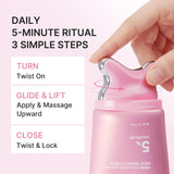 PDRN Collagen Gua Sha Neck Wrinkle Cream - Firming, Contour Care | Built-In Gua Sha Massager with Volufiline 5% - for the Look of Fine Lines, Jawline, Neck, Décolleté, Korean Skincare, 3.17 Oz photo 7